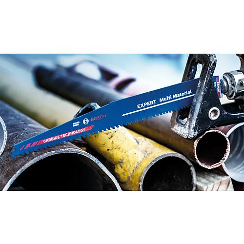 Lames de scie sabre avec manche universel S1256XHM pour bois avec métal, CARBIDE TECHNOLOGY Anwendung 2