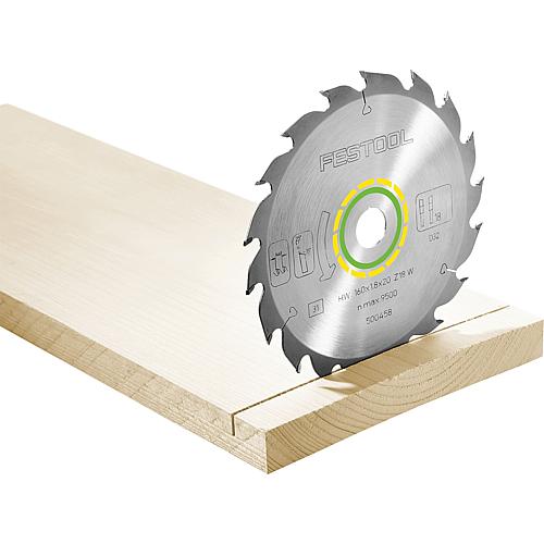 Lame de scie circulaire pour matériaux en bois, panneaux de constructions, plastique tendre Anwendung 1