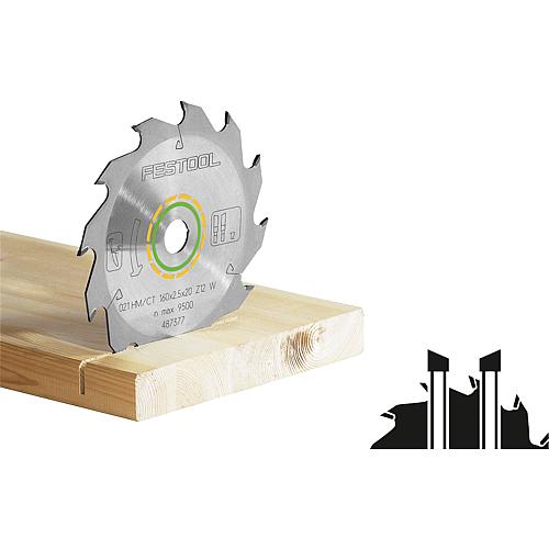Lame de scie circulaire pour matériaux en bois, panneaux de constructions, plastique tendre Anwendung 3