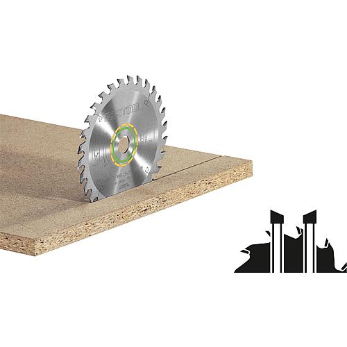 Lame de scie circulaire pour les matériaux dérivés du bois, les panneaux de matériaux de construction, les plaques de plâtre, les plastiques souples