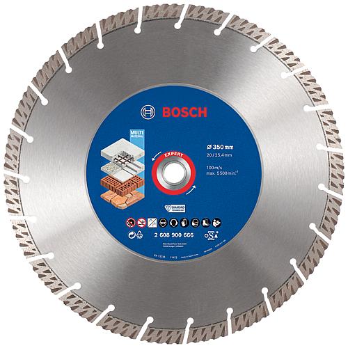 Disque de découpe diamanté EXPERT pour béton, béton armé, béton cellulaire, maçonnerie, tuiles, découpe à sec Standard 8