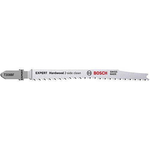 Lames de scie sauteuse BOSCH® EXPERT T308BF longueur 117 mm, pour panneaux revêtus de plastique, conditionnement 5 pièces