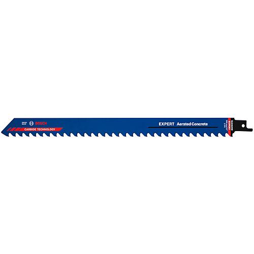 Lame de scie sabre BOSCH® EXPERT S1241HM longueur 300 mm, pour béton cellulaire, briques, conditionnement 3 pièces
