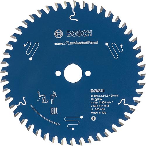 Lame de scie circulaire Bosch pour panneaux plastifiés et stratifiés 140 x 20 mm