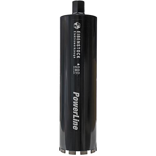 Couronne de forage à eau diamantée Eibenstock 1¼", Ø 132 mm, longueur : 450 mm, Powerline