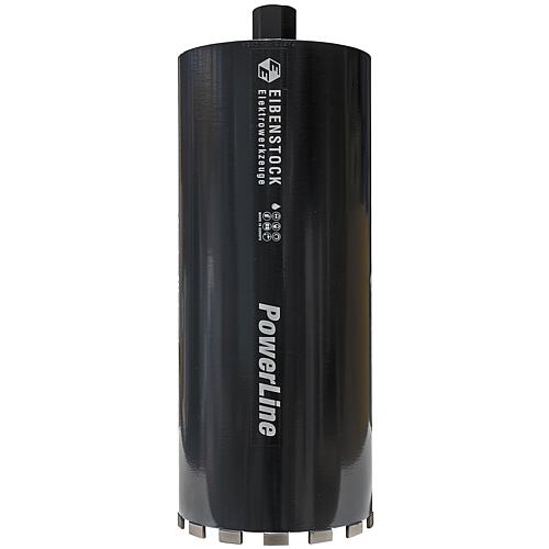 Couronne de forage à eau diamantée Eibenstock 1¼", Ø 202 mm, longueur : 450 mm, Powerline