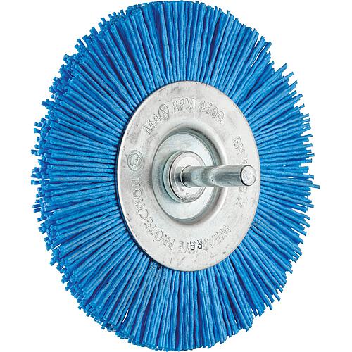 Brosse ronde synthétique non tressé, avec tige ø 6 mm Standard 1