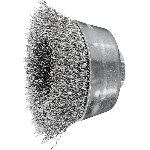 Brosse boisseau fil d’acier inoxydable TBU non tressé, M14 Standard 1
