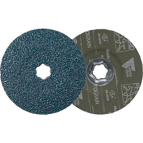 Disque fibre COMBICLICK, VICTOGRAIN pour acier, acier moulé, métaux durs non ferreux Standard 1
