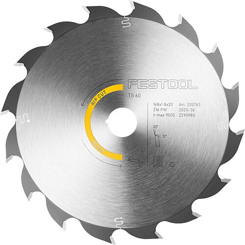 Lame de scie circulaire pour coupes longitudinales dans le bois massif Standard 1
