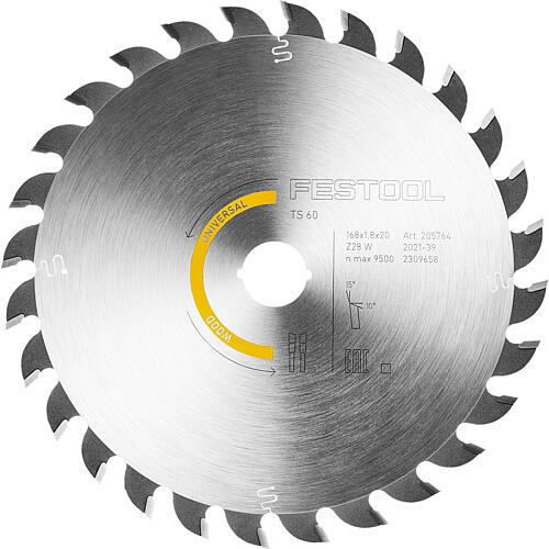 Lame de scie circulaire pour bois, panneaux en matériaux de construction Standard 1