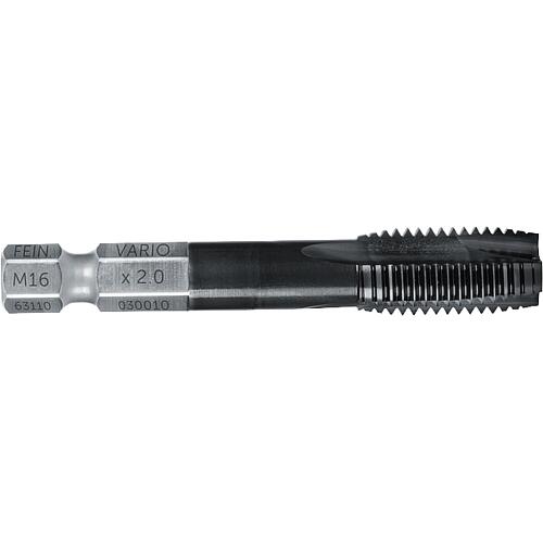 Taraud Fein, M16 x 2,0 mm, avec queue d'embout VARIO
