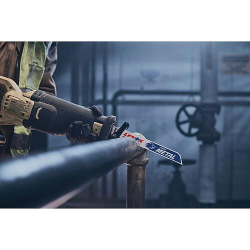 Lames de scie sabre Lenox MULTIWOLF™ WAVE EDGE™, longueur 203 mm, 14 TPI, Cond. 5 = pièces Anwendung 2