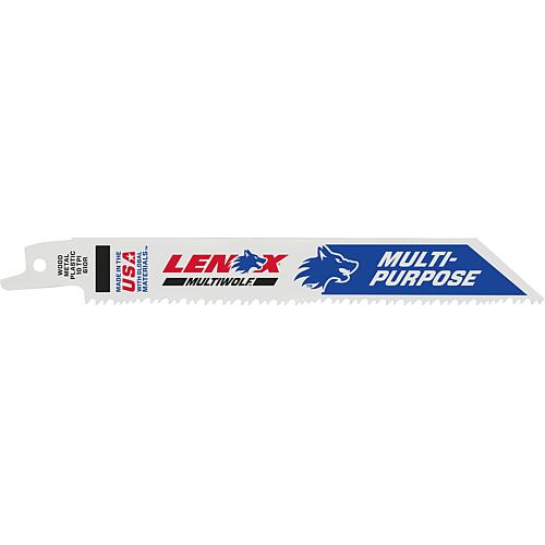 Lames de scie sabre Lenox MULTIWOLF™ WAVE EDGE™, longueur 152 mm, 10 TPI, Cond. 5 = pièces Standard 1