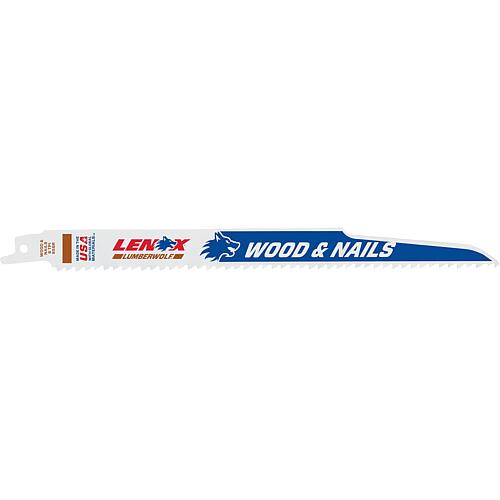 Lames de scie sabre Lenox LUMBERWOLF™, longueur 229 mm, 6 TPI, Cond. = 5 Pièces Standard 1