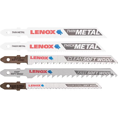 Kit de lames de scie sauteuse Lenox, 5 pièces pour les coupes dans le bois et le métal Standard 1
