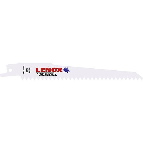 Lames de scie sabre Lenox PLASTER™, longueur 152 mm, 6 TPI BIM, Cond. = 5 Pièces Standard 1