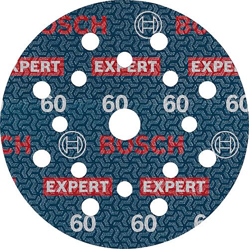 Disques abrasifs avec support film Bosch EXPERT O780 Ø125mm grain 120, Cond. = 6