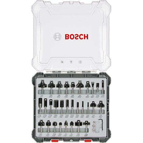 Jeu de fraises BOSCH à queue de 8 mm, 30 pièces Standard 1