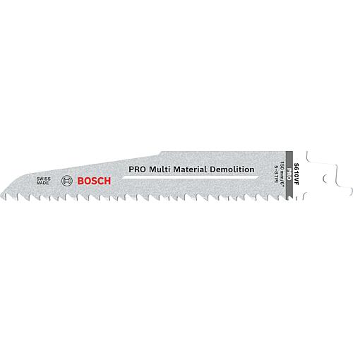 Lames de scie sabre BOSCH PRO S610VF, pas de denture 3,2 + 5,1 x 150 mm, Cond. 5 Pièces Standard 1