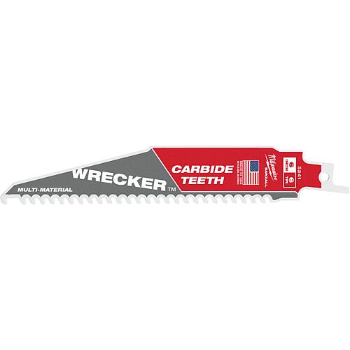 Lame de scie sabre Milwaukee Heavy-Duty WRECKER™, longueur 150 mm, Cond. 1 Pièce, pour bois avec pointes, métal Standard 1