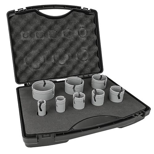Kit de couronnes de perçage pour carrelage HELLER®Cera Expert Highspeed M14, 8 pièces Standard 1
