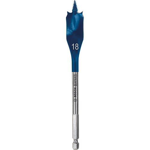 Foret à fraiser plat BOSCH EXPERT SELFCUT Speed Ø 18,0 x 152 mm avec prise hexagonale 1/4"