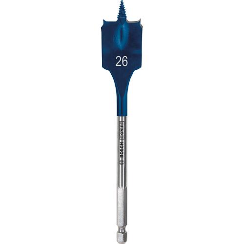 Foret à fraiser plat BOSCH EXPERT SELFCUT Speed Ø 26,0 x 152 mm avec prise hexagonale 1/4"