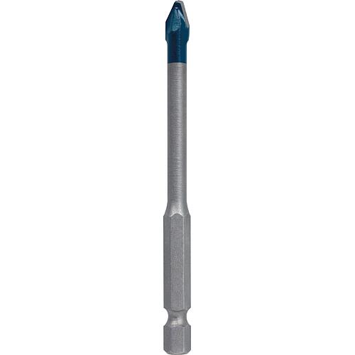 Kit de forets à carrelage BOSCH EXPERT 5 pièces HardCeramic Ø 6 mm, longueur 90mm avec emmanchement hexagonal 1/4", Cond. = 5 pcs.