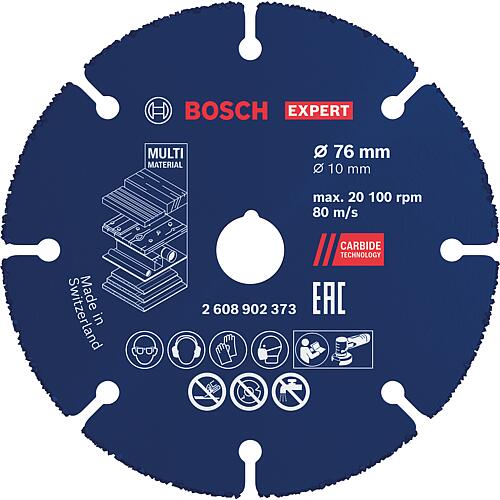 Disques à tronçonner BOSCH EXPERT Carbide Multiwheel Ø 76 x 1,0 mm