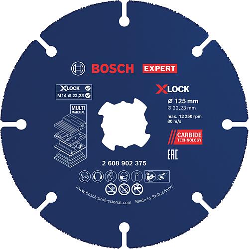Disques à tronçonner BOSCH Expert Carbide Multiwheel Ø 125x22,23mm X-Lock