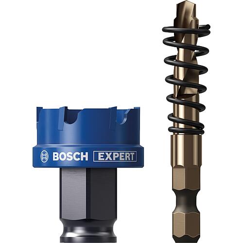 Scie cloche BOSCH EXPERT Carbide SheetMetal, avec logement PowerChange Plus Ø 30 mm, longueur utile 5 mm
