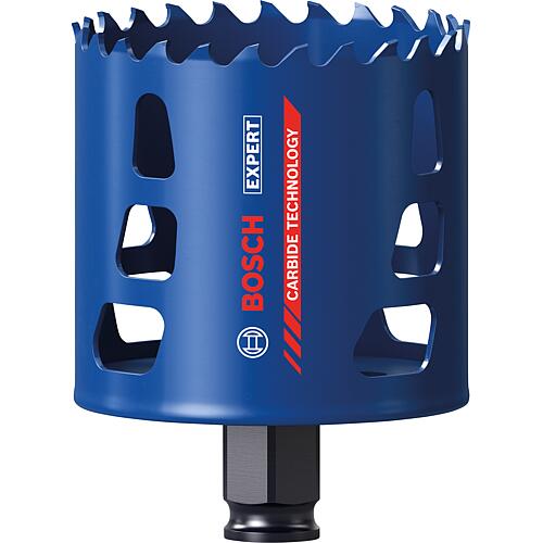 Scie cloche BOSCH EXPERT Multi Material, avec logement PowerChange Plus Ø 67 mm, longueur utile 60 mm