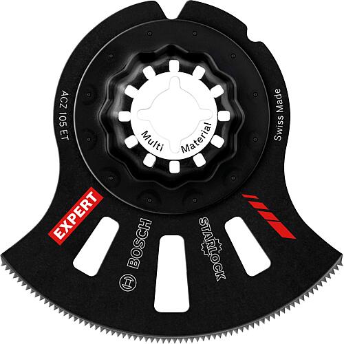 Lame de scie segmentée BOSCH EXPERT ACZ105ET Carbide Multi Material Ø 105 mm, Starlock Standard 1