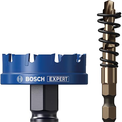 Scie cloche BOSCH EXPERT Carbide SheetMetal, avec logement PowerChange Plus Ø 51 mm, longueur utile 5 mm