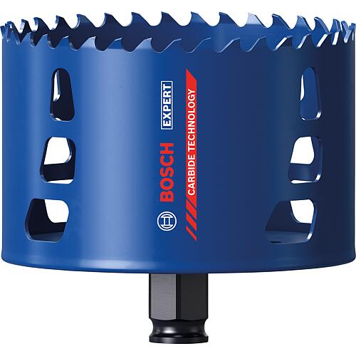 Scie cloche BOSCH EXPERT Multi Material, avec logement PowerChange Plus Ø 102 mm, longueur utile 60 mm