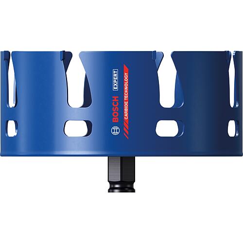 Scie cloche BOSCH EXPERT ConstructionMaterial, avec logement PowerChange Plus Ø 152 mm, longueur utile 60 mm