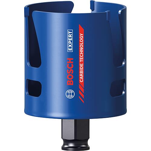 Scie cloche Bosch® EXPERT ConstructionMaterial, avec emmanchement PowerChange Plus Ø 64 mm, longueur utile 60 mm