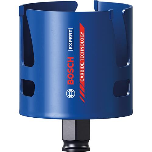 Scie cloche Bosch® EXPERT ConstructionMaterial, avec emmanchement PowerChange Plus Ø 70 mm, longueur utile 60 mm