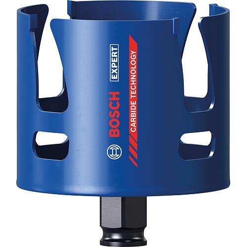 Scie cloche Bosch® EXPERT ConstructionMaterial, avec emmanchement PowerChange Plus Ø 79 mm, longueur utile 60 mm