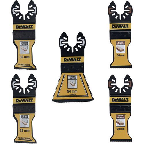 BiM Sägeblätter-Set Dewalt DT20777, Multi-Fit-Aufnahme, 5-teilig Standard 1