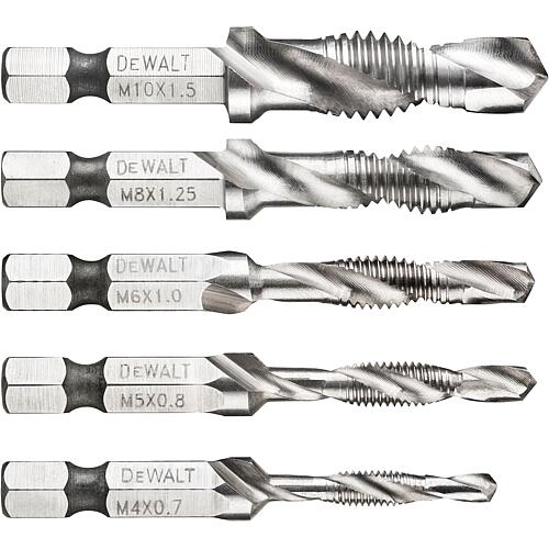 Kit de tarauds DeWalt DT50060, 5 pièces Standard 1