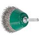 Brosses de surface, ø 6 mm Tige, fil d'acier, fil d'acier inoxydable Standard 1