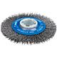 Brosse ronde BOSCH® avec porte-outil X-Lock  pour travailler le métal, Fil acier Standard 1