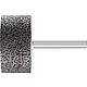 Meule sur tige PFERD cylindrique, Ø 40mm, p: 20mm K: 24, inox
