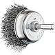 Brosse boisseau fil de fer non tressé, avec tige ø 6 mm Standard 1