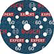 Disque abrasif avec support film Bosch EXPERT O780 Ø125mm G180, Cond. = 6