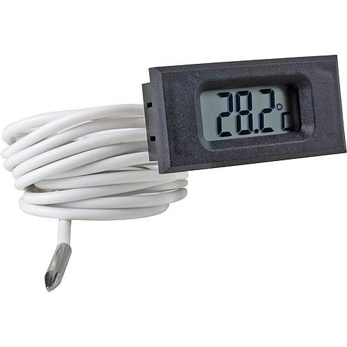 Thermomètre LCD à encastrer avec câble de sonde Standard 1