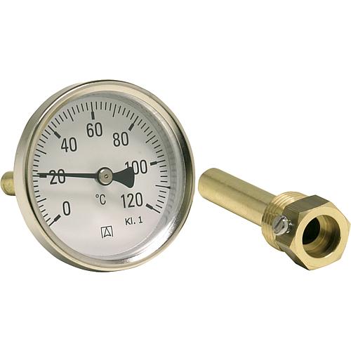 Thermomètre à cadran bimétallique DN 15 (½") Standard 1