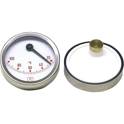 Thermomètre à contact excentrique 63 mm